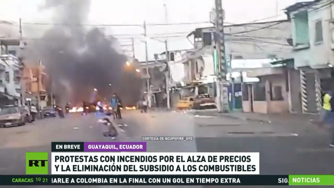 Protestas en Ecuador por el alza de precios y la eliminación del subsidio a los combustibles