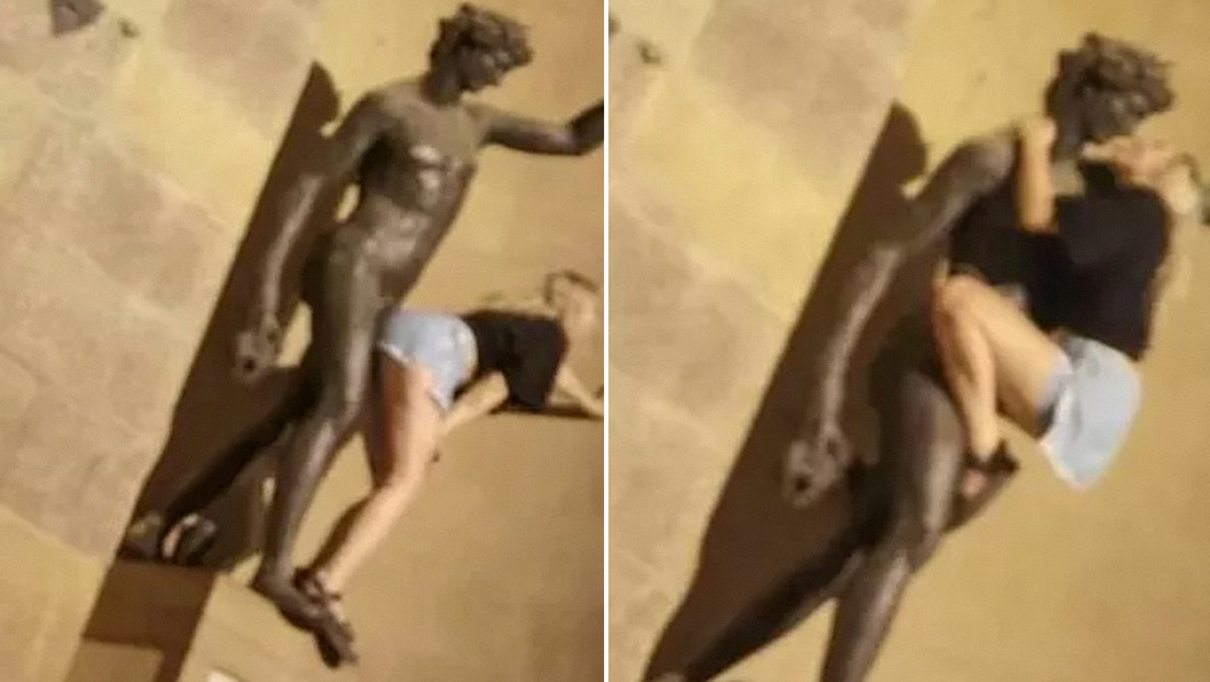 Ola de rabia en Florencia: Turista simula acto sexual con la estatua del Bacco de Giambologna