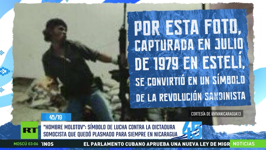 'Hombre Molotov', símbolo de lucha contra la dictadura somocista que quedó plasmado para siempre en Nicaragua
