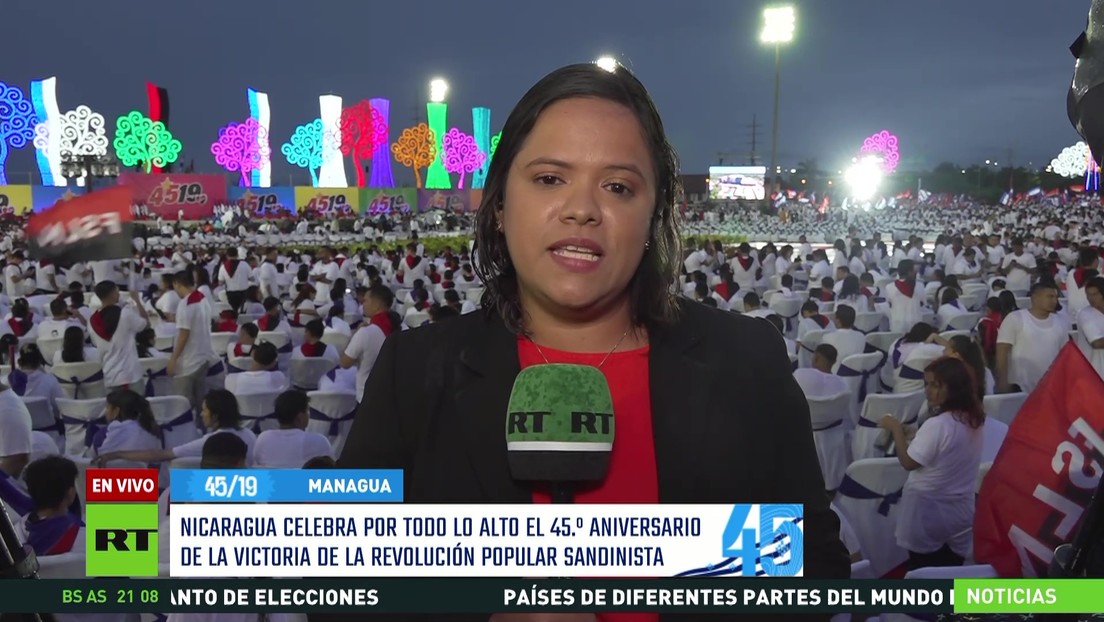 Celebraciones por todo lo alto en aniversario de la Revolución Sandinista en Nicaragua