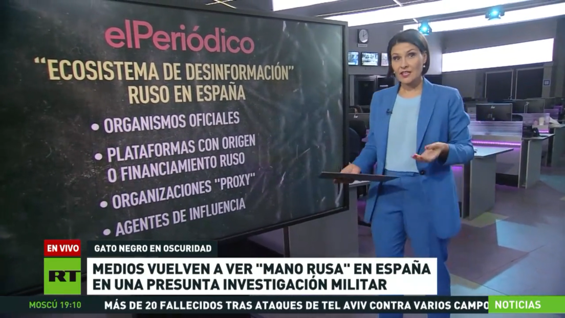 Medios en España vuelven a ver "mano rusa" en una presunta investigación militar