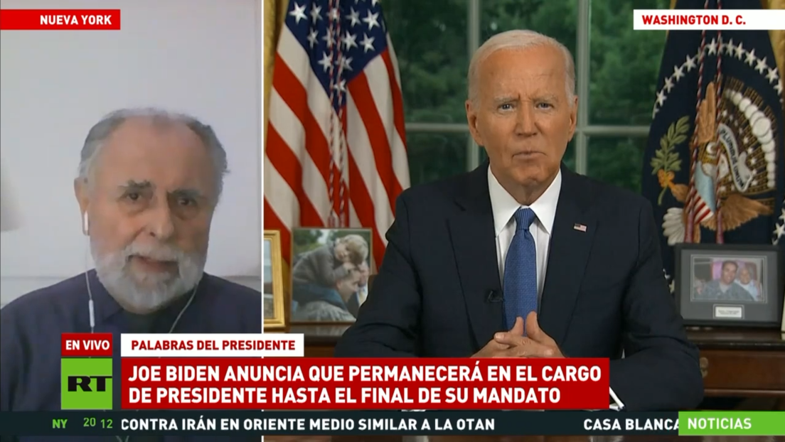 Experto analiza el discurso de Biden tras el anuncio de su salida de la carrera presidencial