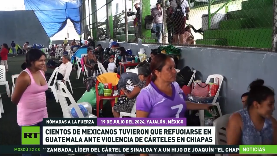 Cientos de mexicanos tuvieron que refugiarse en Guatemala ante la violencia de cárteles en Chiapas