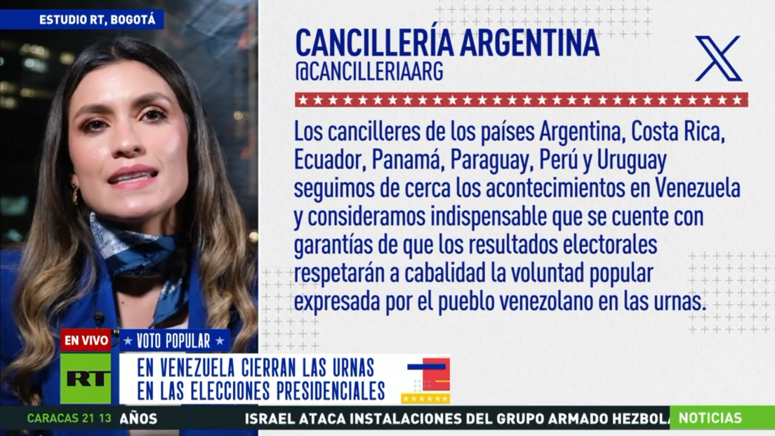 Reacciones internacionales sobre el proceso electoral en Venezuela