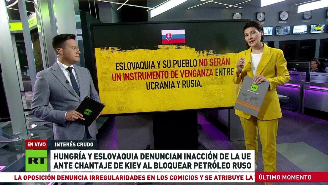 Hungría y Eslovaquia denuncian la inacción de la UE por la decisión de Kiev de bloquear el crudo ruso