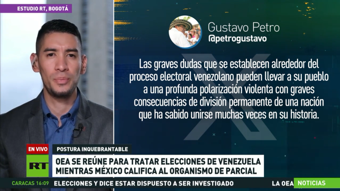 La OEA se reúne para tratar las elecciones de Venezuela mientras México tacha al organismo de parcial