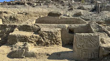 Arqueólogos usan inteligencia artificial para descubrir nuevos geoglifos en la pampa de Nazca-idesotv-noticias-ica FOTOS: Encuentran un templo y un teatro de más de 4.000 años de antigüedad en Perú