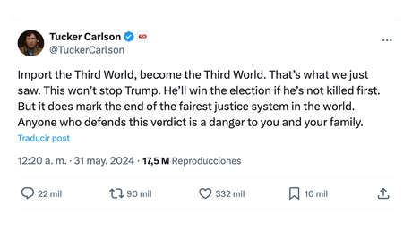 "Ganará las elecciones si no lo matan primero": Cómo Tucker Carlson predijo el atentado contra Trump