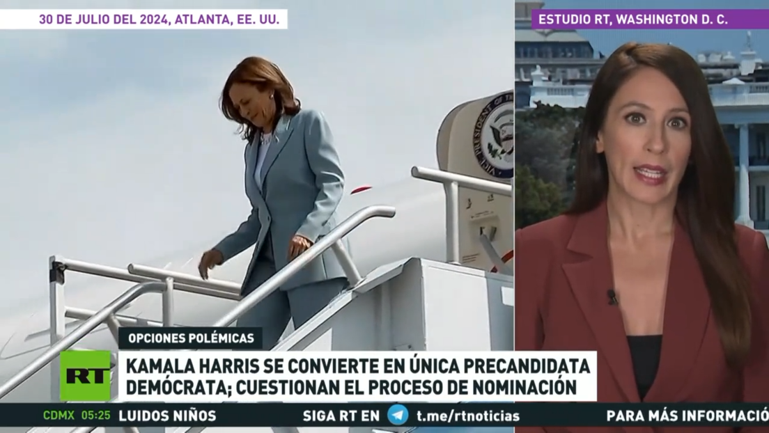 Kamala Harris se convierte en la única precandidata demócrata