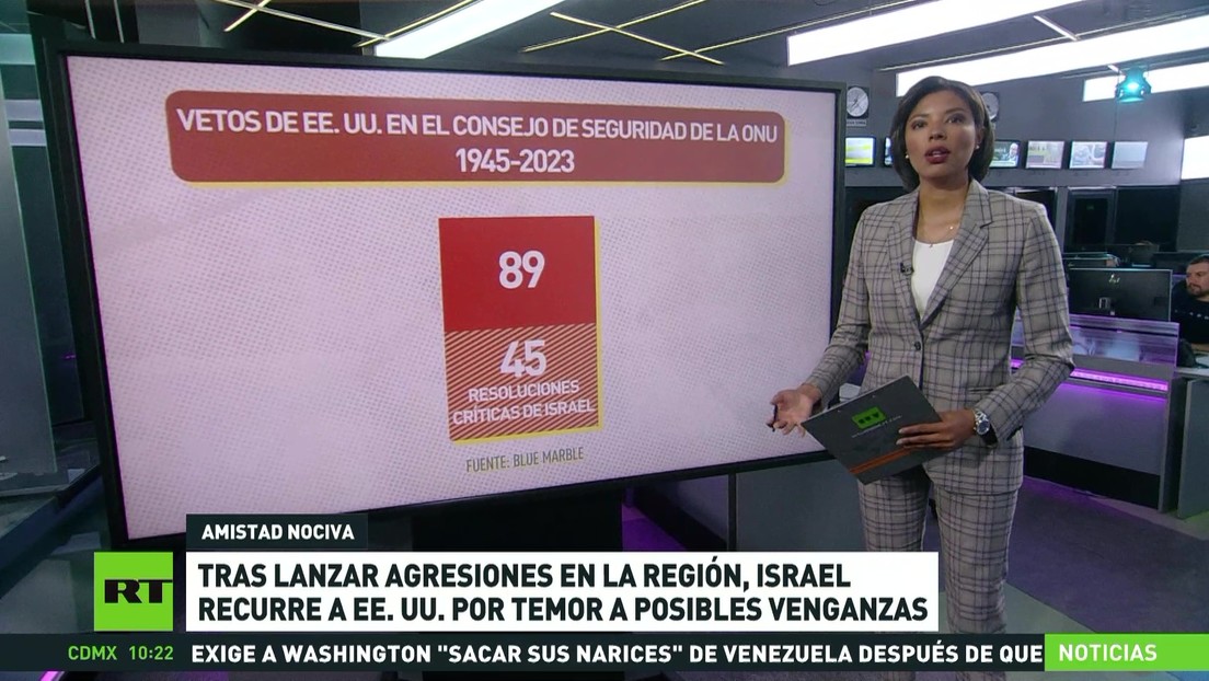 Tras lanzar agresiones en la región, Israel recurre a EE.UU. por temor a posibles venganzas