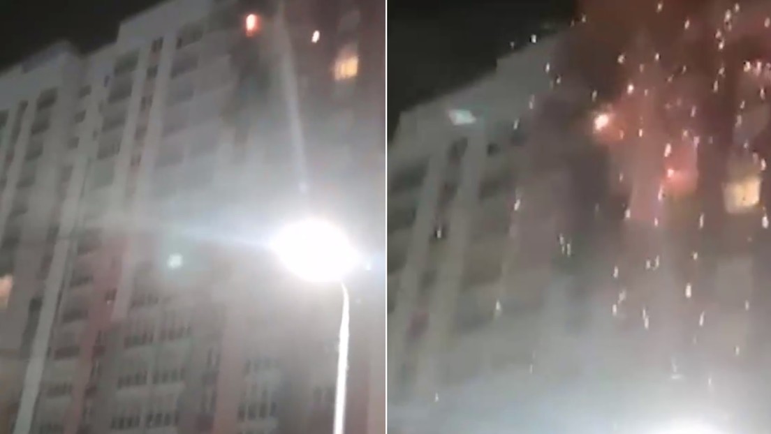 VIDEO: Drones ucranianos impactan en un edificio residencial en Rusia