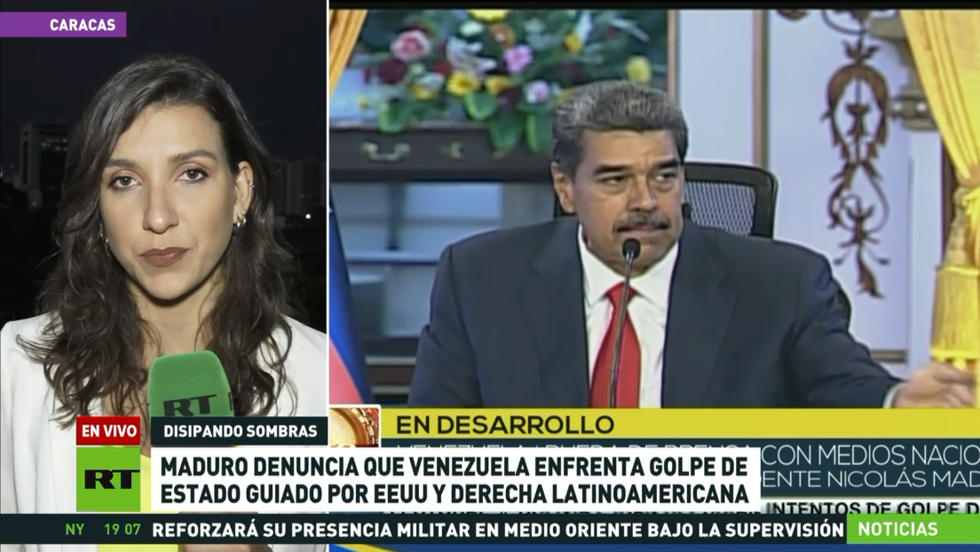 Maduro denuncia que Venezuela enfrenta golpe de Estado guiado por EE.UU. y la derecha latinoamericana