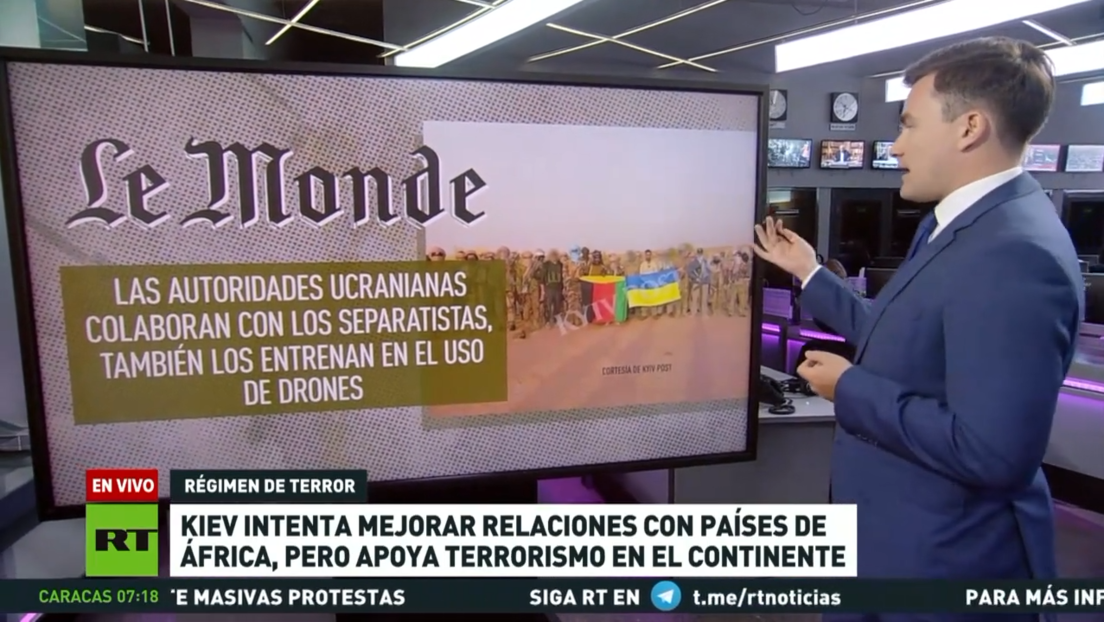 Kiev intenta mejorar relaciones con países de África, pero apoya el terrorismo en el continente