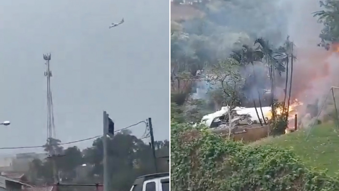 VIDEO: Avión de pasajeros con 62 personas a bordo se estrella en Brasil