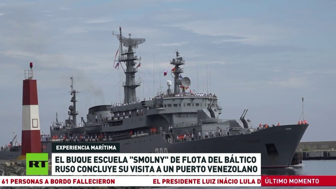 Buque ruso de la Flota del Báltico concluye su visita a Venezuela - RT