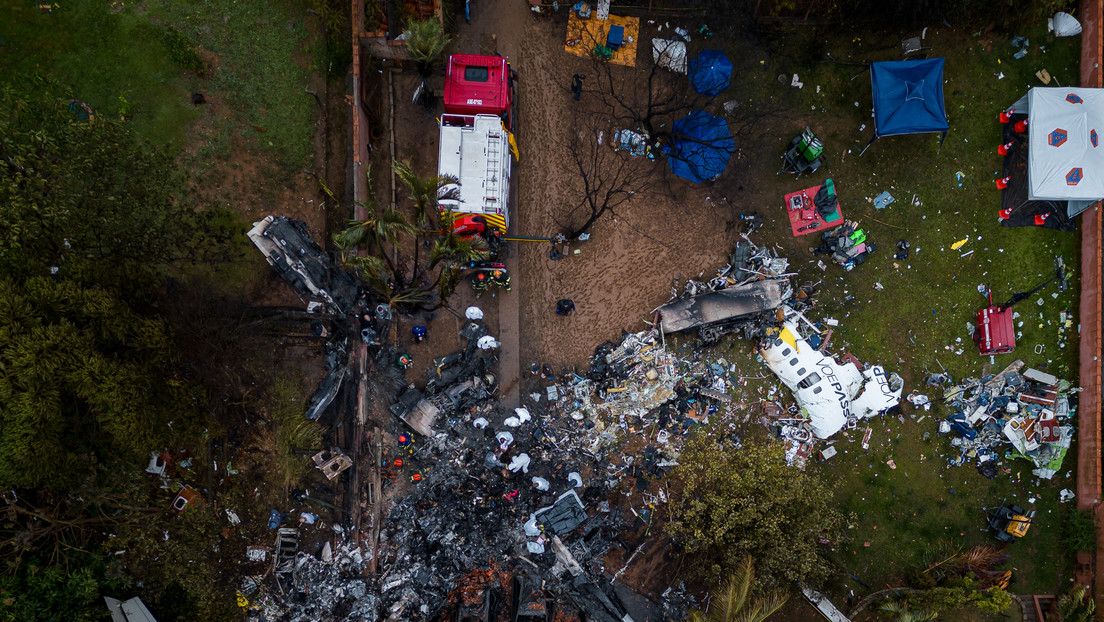 Actualizan el número de muertos en el siniestro del avión en Brasil