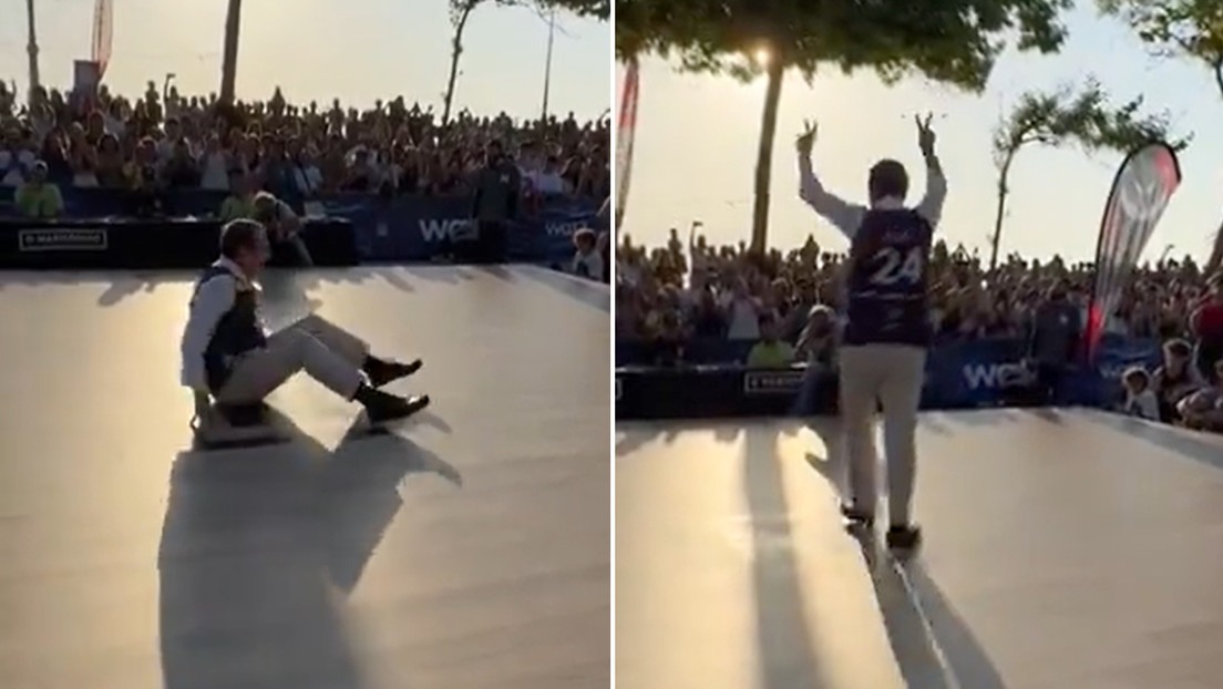 VIDEO: Alcalde español se vuelve viral con su actuación de 'breakdance'