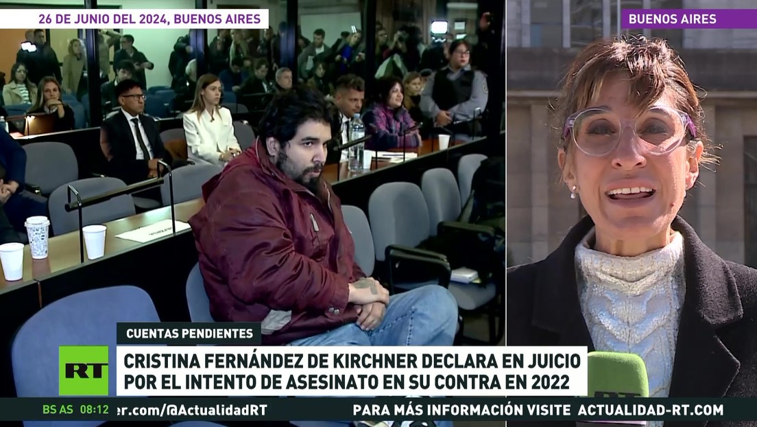 Cristina Fernández de Kirchner declara en juicio por el intento de asesinato en su contra en 2022