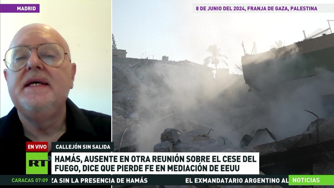 Hamás, ausente en otra reunión sobre el cese al fuego, pierde fe en mediación de EE.UU.