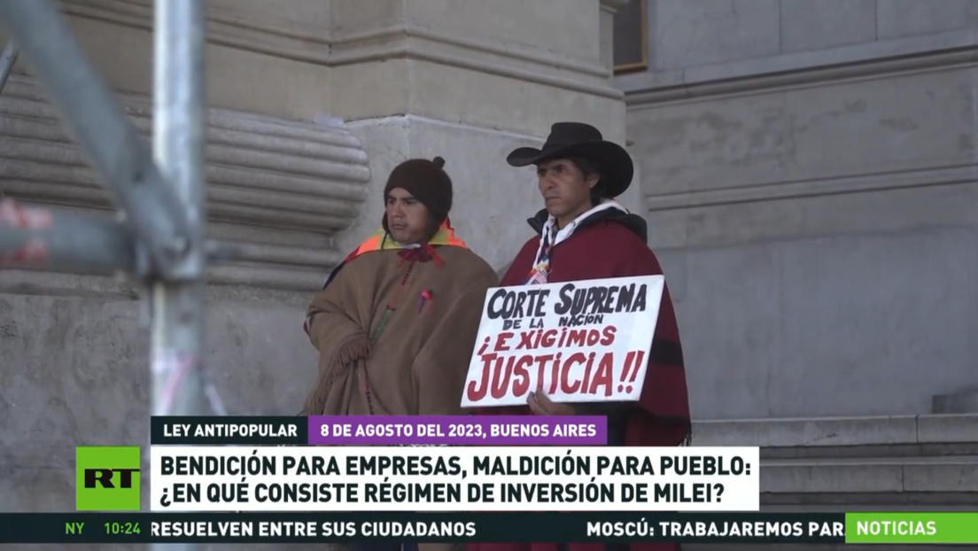 Bendición para empresas, maldición para el pueblo: ¿en qué consiste el régimen de inversión de Milei?