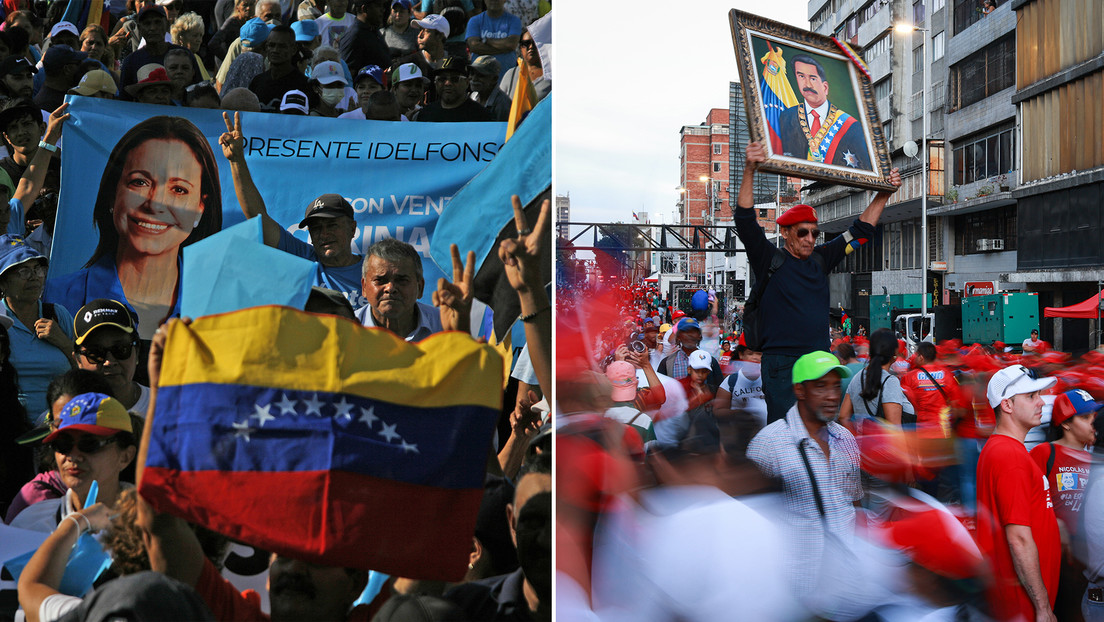 Marchas del chavismo y oposición vuelven a coincidir en las calles de Caracas