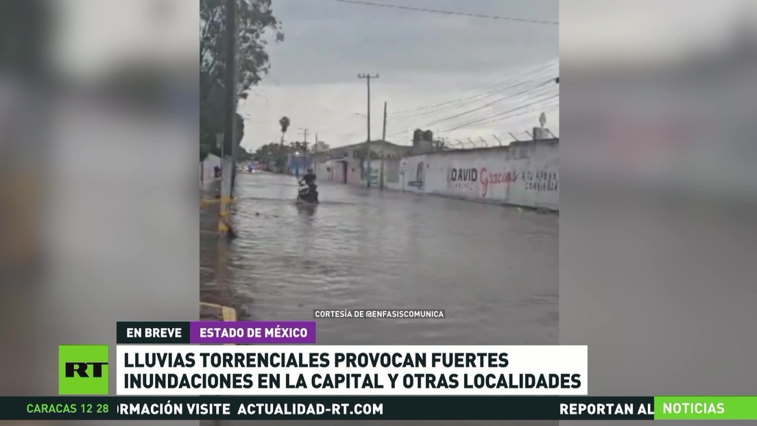 Lluvias torrenciales provocan fuertes inundaciones en México