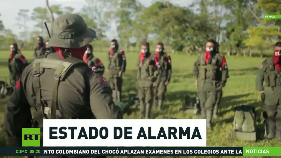 Autoridades colombianas refuerzan la seguridad en el Chocó por paro armado y amenazas a población por ELN