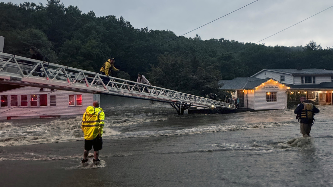 Lluvias extremas en EE.UU. provocan "históricas inundaciones" y caos en Connecticut