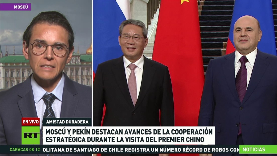 Moscú y Pekín destacan avances en la cooperación estratégica durante la visita del primer ministro chino