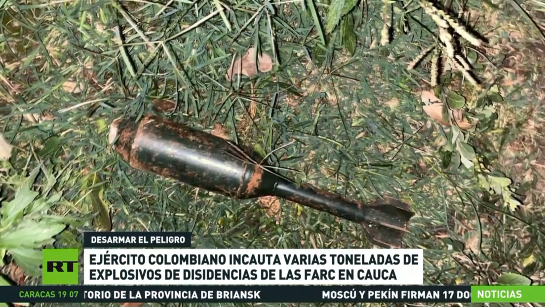 Las FF.AA. colombianas neutralizan complejo para la fabricación de explosivos de las disidencias de las FARC