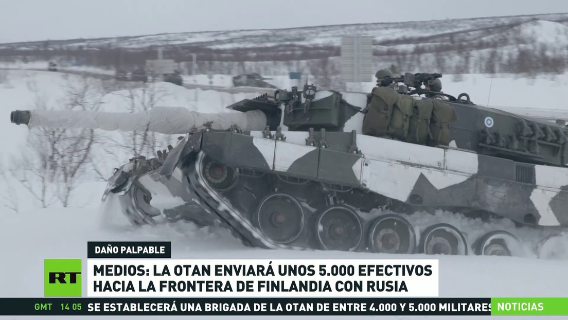 Medios: La OTAN enviará 5.000 efectivos a la frontera de Finlandia con Rusia