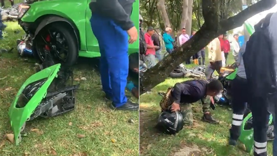 Roban teléfono a un conductor en Bogotá y se toma la justicia por su mano de forma brutal