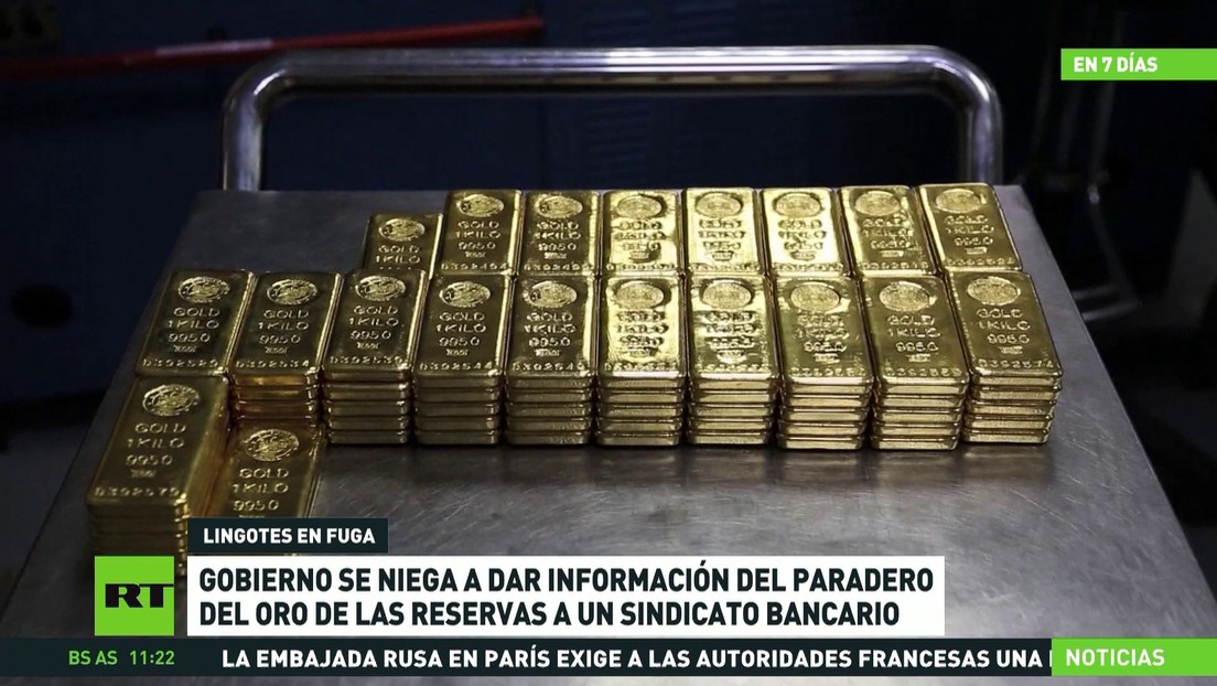 Gobierno de Argentina se niega a dar información del paradero del oro de las reservas a un sindicato bancario