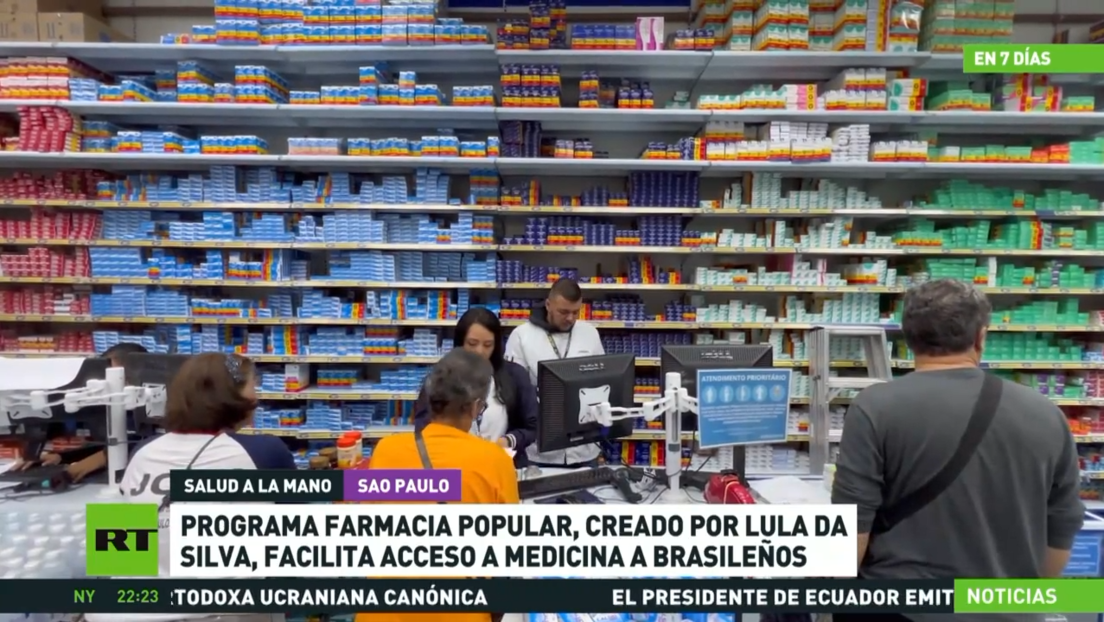 Programa farmacia popular, creado por Lula da Silva, facilita acceso a medicina a brasileños