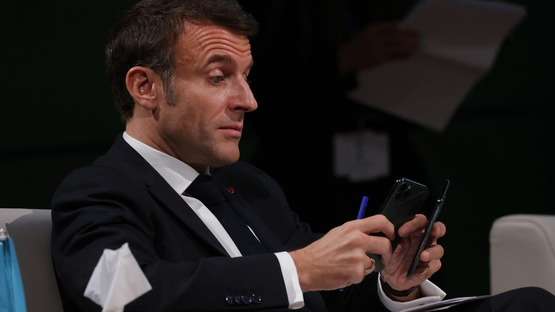 Revelan que Macron es un usuario activo de Telegram