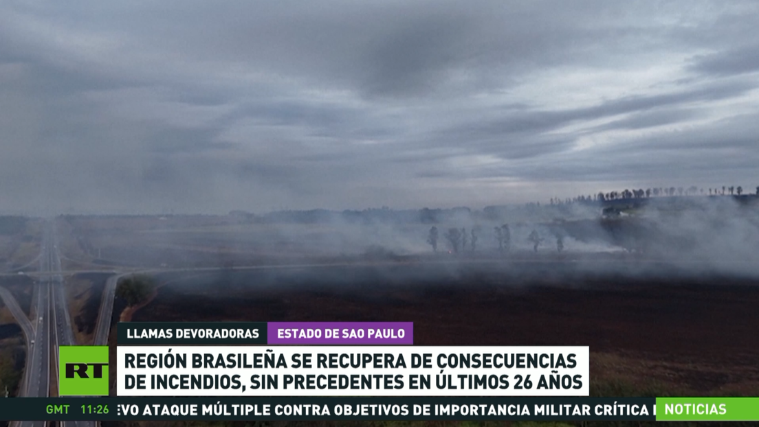 Región brasileña se recupera de las consecuencias de los incendios sin precedentes que hubo en los últimos 26 años