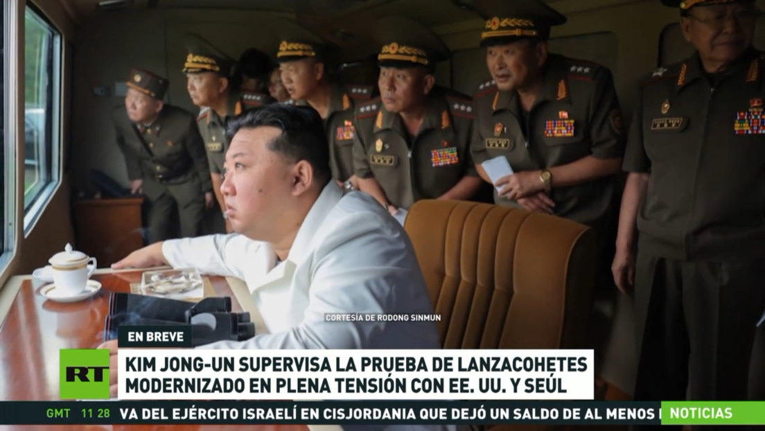 Kim Jong-un supervisa la prueba de un lanzacohetes en plena tensión con EE.UU. y Seúl