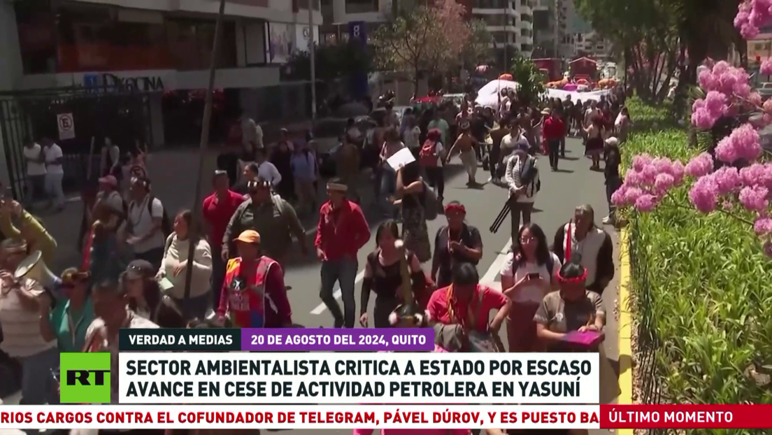 Ambientalistas critican al Estado ecuatoriano por escaso avance en cese de actividad petrolera en Yasuní