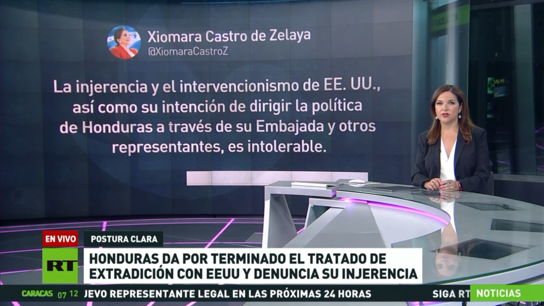 Honduras da por terminado el tratado de extradición con EE.UU. y denuncia su injerencia