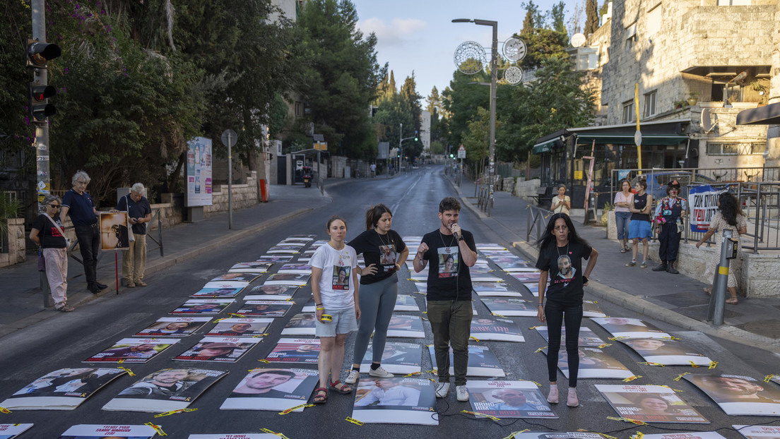 "Sr. Muerte": Familiares de los rehenes israelíes protestan contra Netanyahu (VIDEOS)