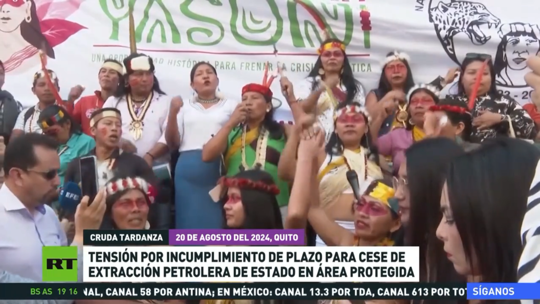 Vence plazo de Corte Constitucional de Ecuador para que el Estado cese la operación petrolera en Yasuní