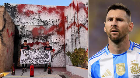 Activistas climáticos irrumpen en la mansión de Messi en Ibiza y la vandalizan