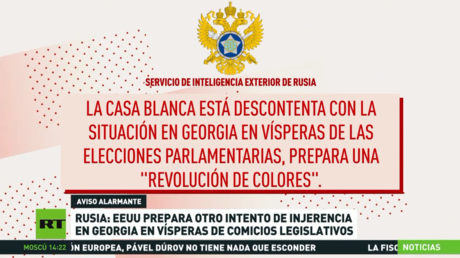 Rusia: EE.UU. trama una injerencia en las legislativas de Georgia-idesotv-noticias-ica Rusia: EE.UU. prepara otra injerencia en Georgia en vísperas de comicios legislativos