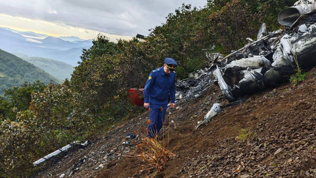 Encuentran los cuerpos de todos los ocupantes del helicóptero ruso accidentado en Kamchatka