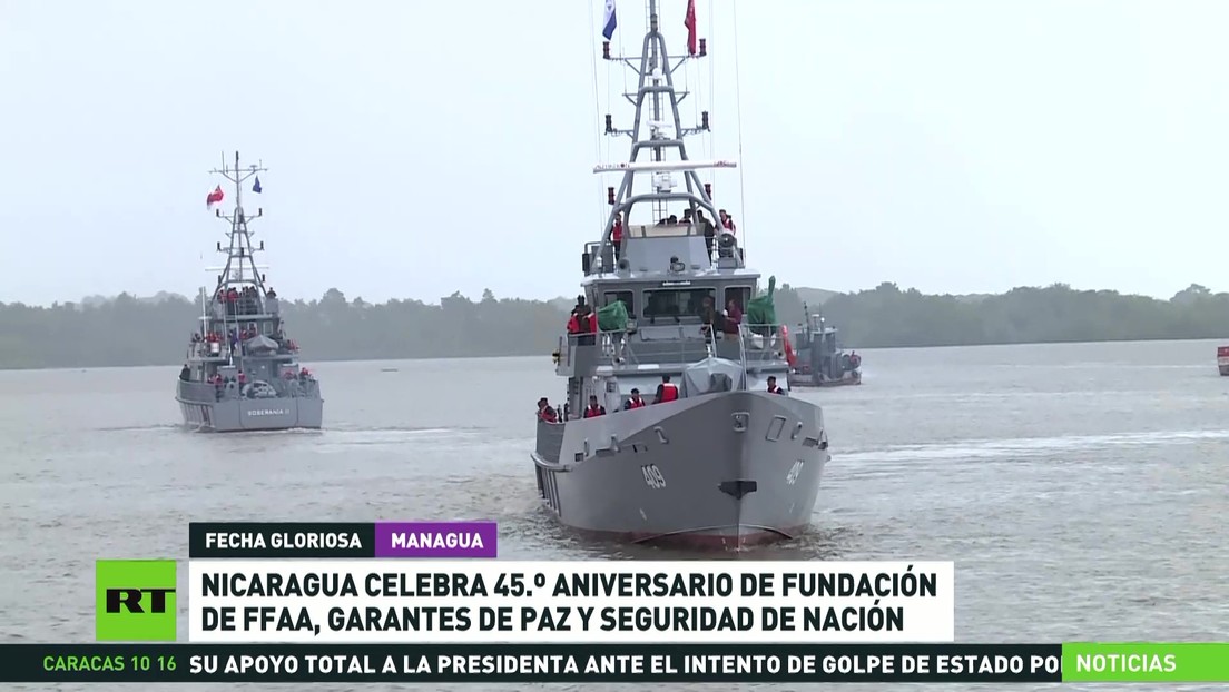 Nicaragua celebra el 45.º aniversario de la fundación de sus Fuerzas Armadas, garantes de paz y seguridad de la nación