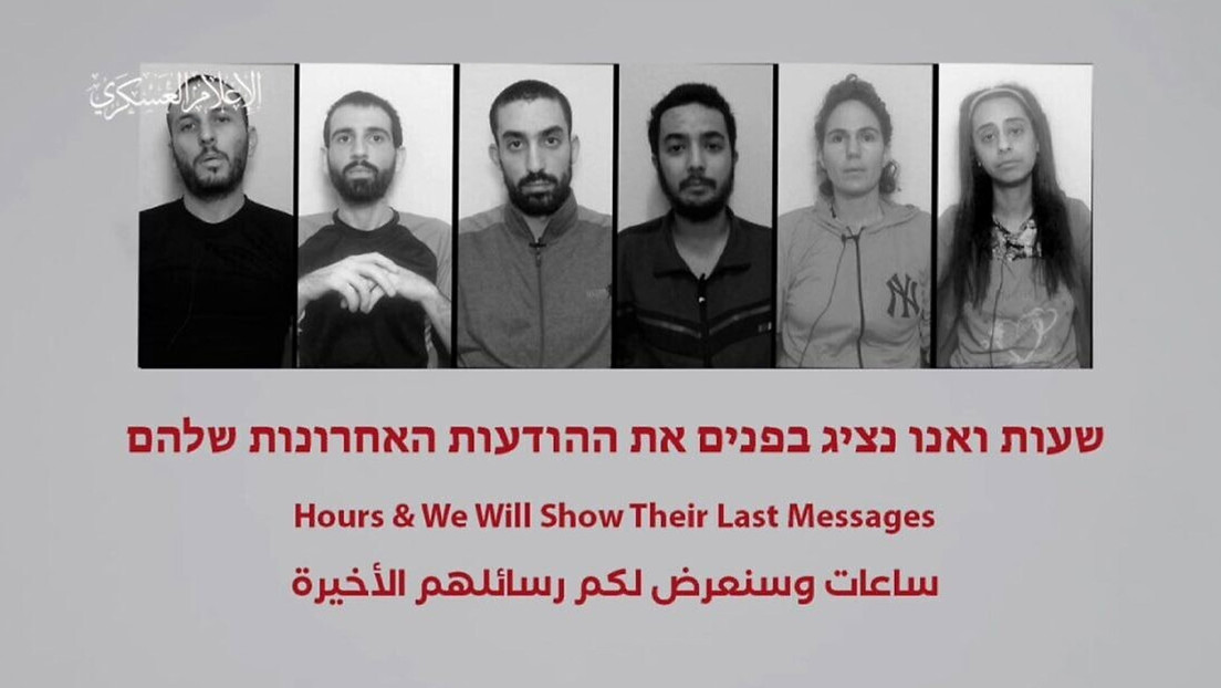 Hamás publica el último video de los rehenes israelíes asesinados