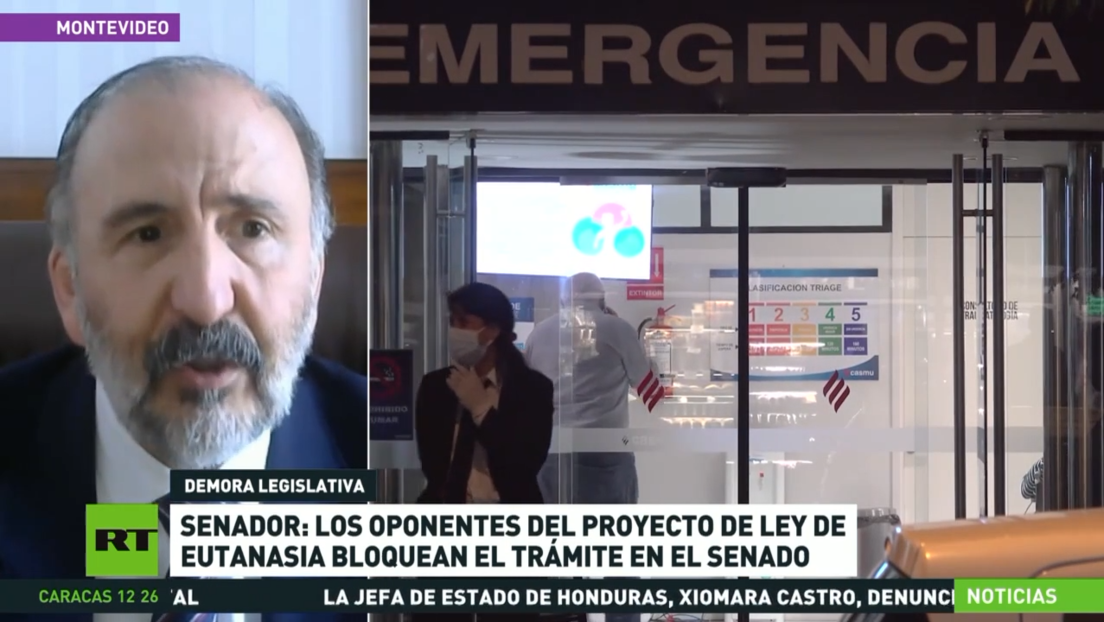 Senador uruguayo: oponentes del proyecto de ley de eutanasia bloquean el trámite en el Senado