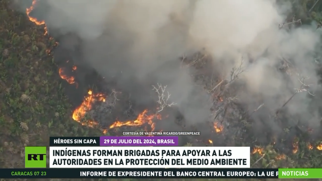 Indígenas brasileños forman brigadas para apoyar a las autoridades en la protección del medioambiente