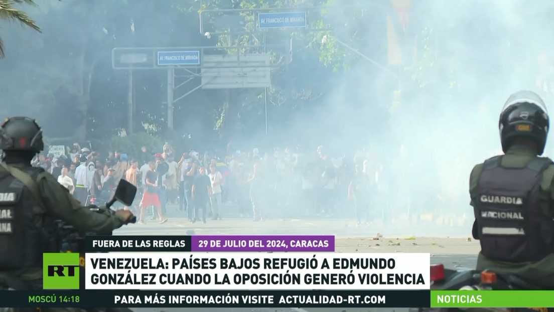 Venezuela: Países Bajos dio refugio a Edmundo González cuando la oposición generó violencia