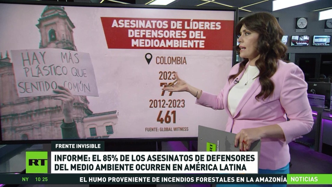 Informe: El 85 % de los asesinatos de los defensores del medioambiente ocurren en América Latina